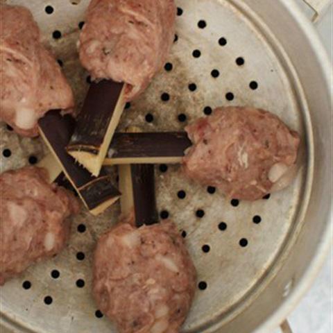 Cách làm chạo bò chiên quấn mía