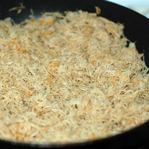 Cách làm chà bông thịt