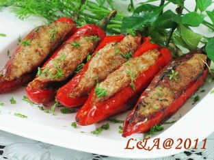 Chả cá nhồi ớt tượng