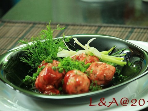 Chả cá thu sốt cà chua