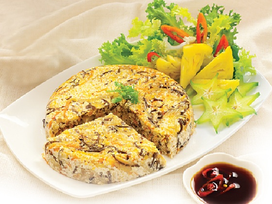 Chả chay hấp thơm bùi thanh vị ngày rằm