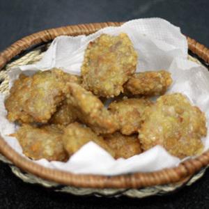 Cách làm chả cốm dẹp chiên