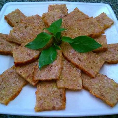 Cách làm chả cốm rán