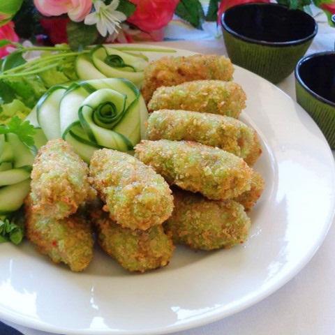 Cách làm chả cốm thịt heo