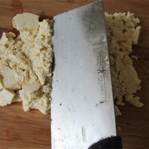 Cách làm chả đậu hũ trộn tôm