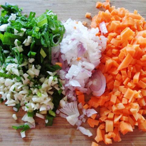 Cách làm gà chiên thập cẩm