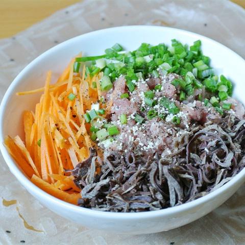 Cách làm chả giò chiên nhân nấm thịt