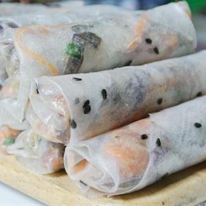 Cách làm chả giò chiên nhân nấm thịt