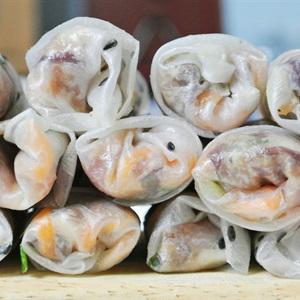 Cách làm chả giò chiên nhân nấm thịt