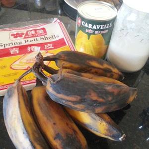 Cách làm chả giò chuối