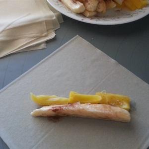 Cách làm chả giò chuối