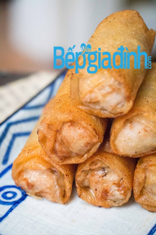 Chả giò chuối tôm thịt thơm hương trái cây