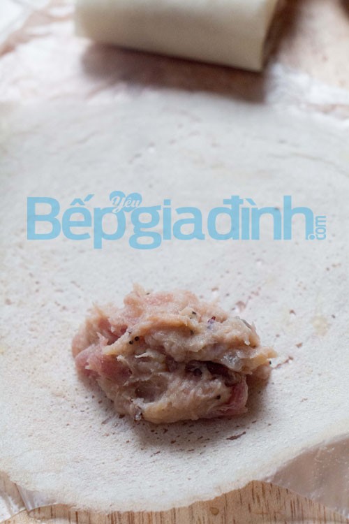 Chả giò chuối tôm thịt thơm hương trái cây