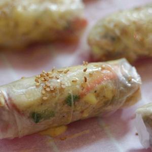 Cách làm chả giò gà nướng