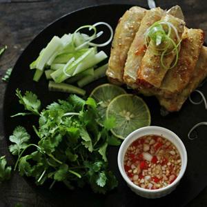 Cách làm chả giò gà nướng