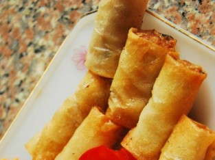 Chả giò hải sản sầu riêng