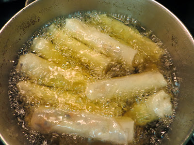 Chả giò nấm chay