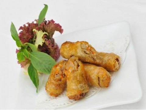 Chả giò nấm chay