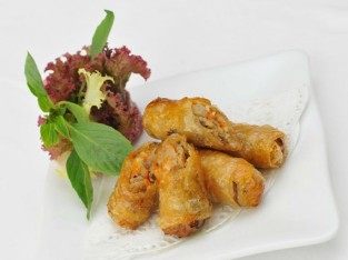 Chả giò nấm chay