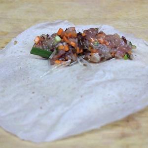 Cách làm chả giò nhân thịt nấm