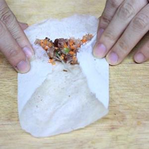 Cách làm chả giò nhân thịt nấm