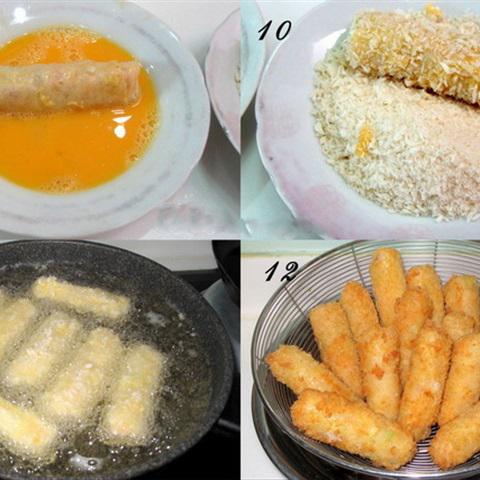 Cách làm chả giò sữa hải sản