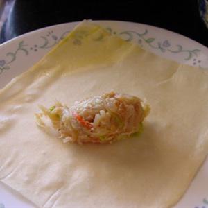 Cách làm chả giò thịt băm rau củ