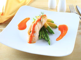 Chả hải sản rau củ sốt ớt