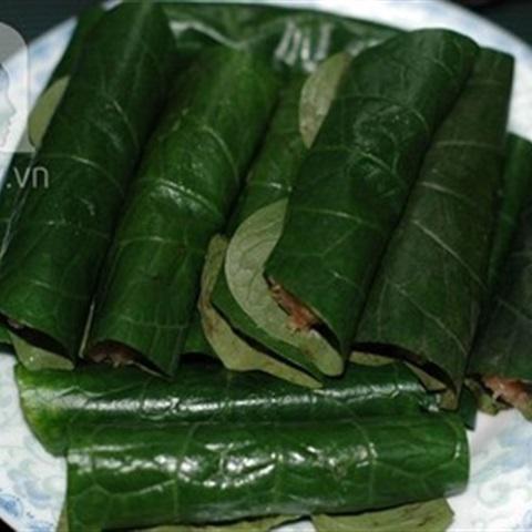 Cách làm chả lá lốt cuốn thịt