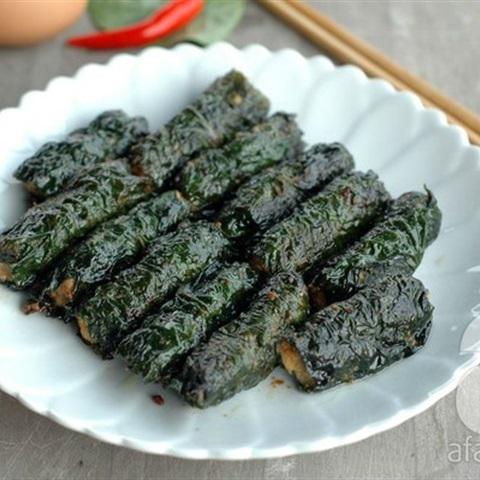 Cách làm chả lá lốt cuốn thịt