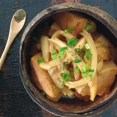 Cách làm chả lụa kho dừa