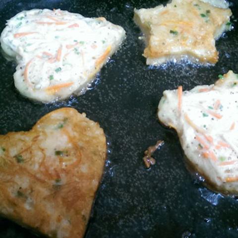 Cách làm chả nấm hình trái tim