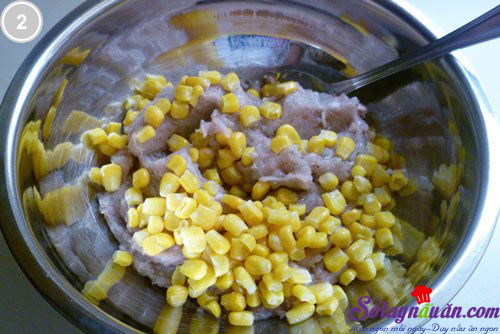 Chả ngô chiên giòn rụm