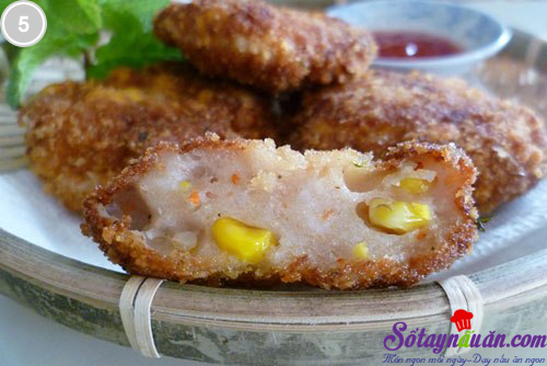 Chả ngô chiên giòn rụm