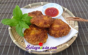 Chả ngô chiên giòn rụm