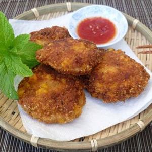 Cách làm chả ngô chiên xù