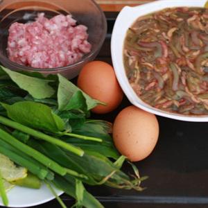 Cách làm chả rươi thịt trứng