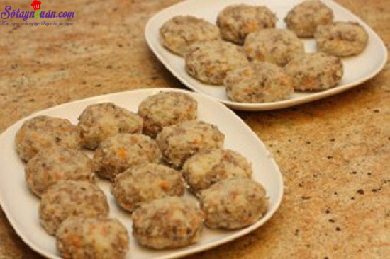 Chả viên thịt bò khoai tây thơm ngon lạ miệng