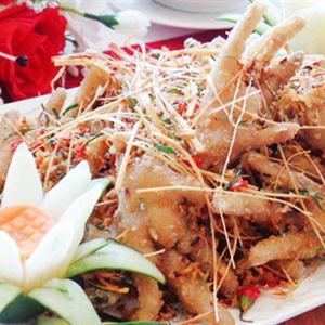 Cách làm chân gà chiên sả ớt