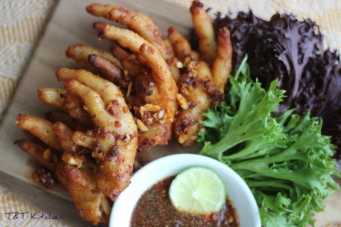 Chân gà nướng
