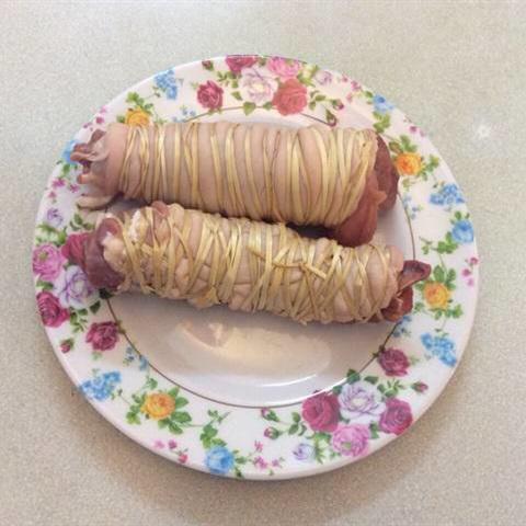 Cách làm chân giò bó lạt chiên