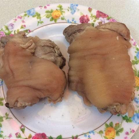 Cách làm chân giò bó lạt chiên