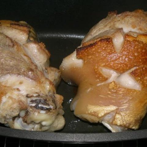 Cách làm chân giò muối chiên giòn