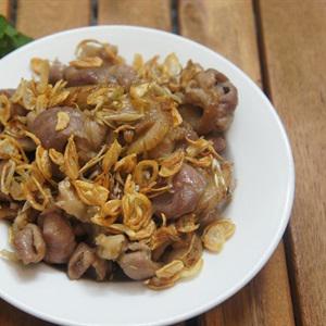 Cách làm chân giò xào lăn