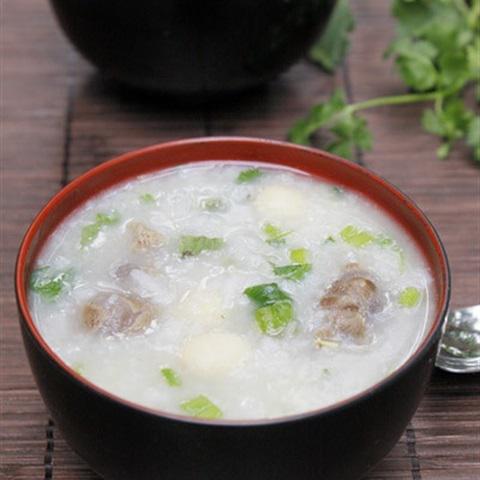 Cách làm cháo bò hạt sen