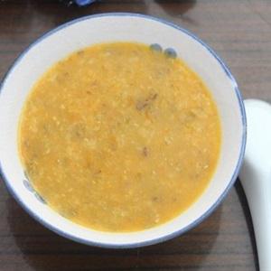 Cách nấu cháo bí đỏ đậu xanh