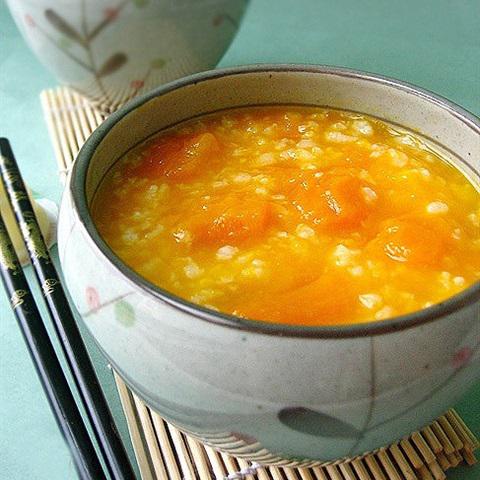 Cách làm cháo bí đỏ