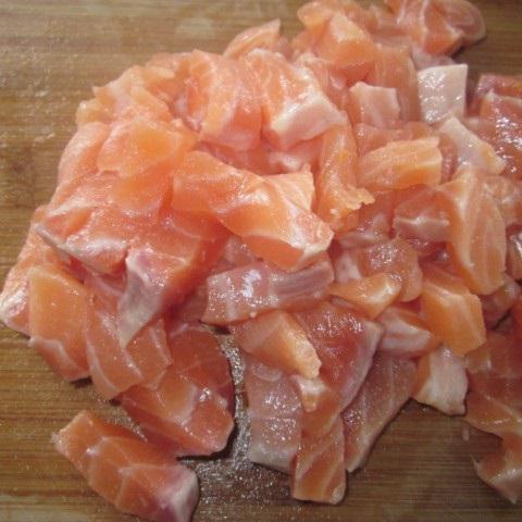 Cách làm cháo cá hồi