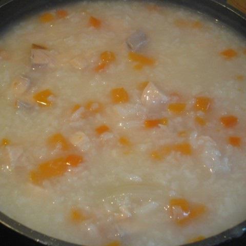 Cách làm cháo cá hồi