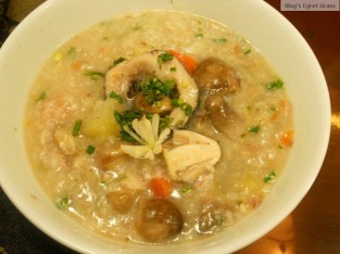 Cháo cá lóc rau củ